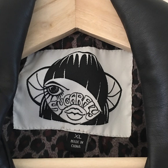 Sugarfly Faux Leather Jacket - Picture 6 of 6